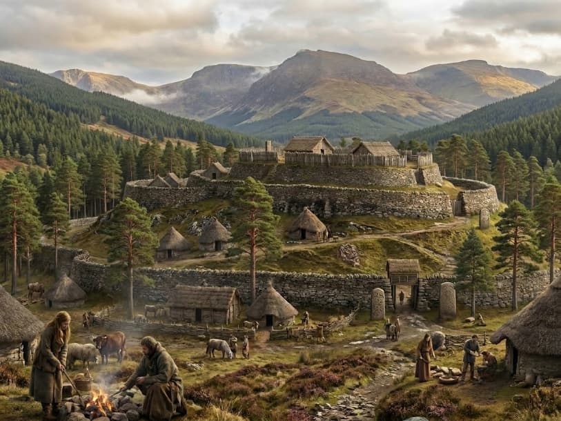 A Pictish Fort in the Scottish Highlands